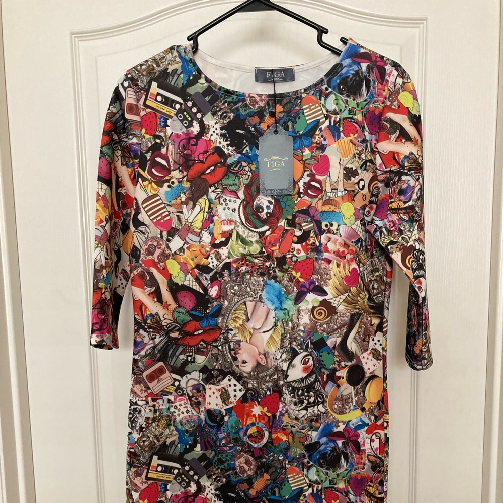 Colorful dress new with tags